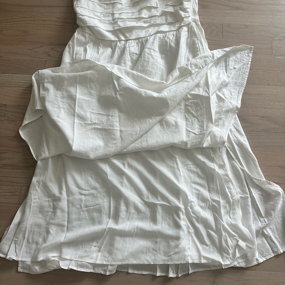 Gap "New Off-White" Linen-Blend Midi Dress NWT - Picture 8 of 8